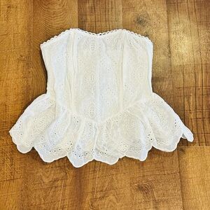 Fashion Nova White Lace Blouse